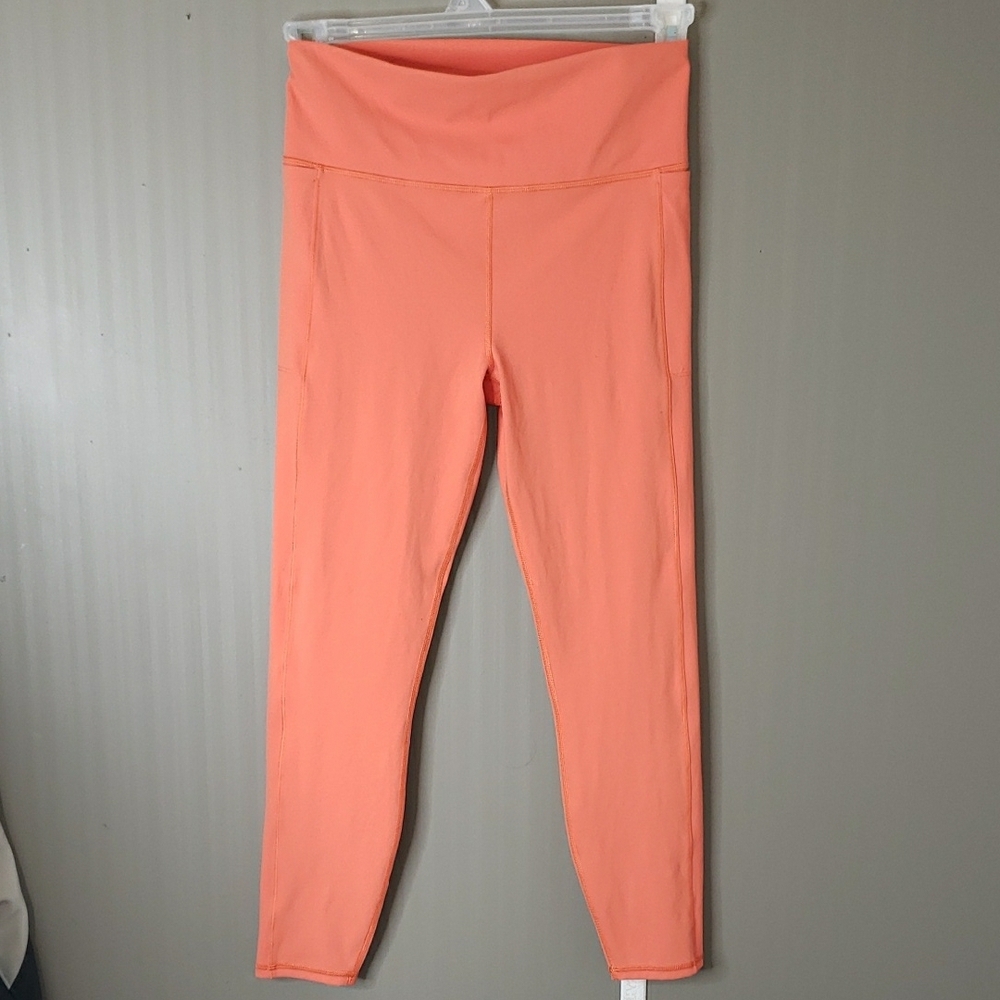 Vuori Women's Studio Pocket Leggings L Orange VW446